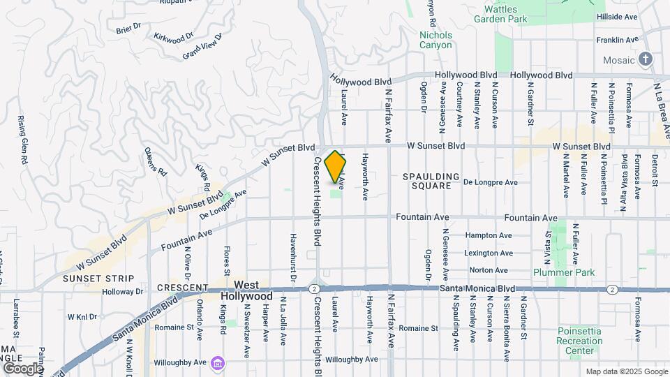 1355 Laurel Ave Map and Location Details