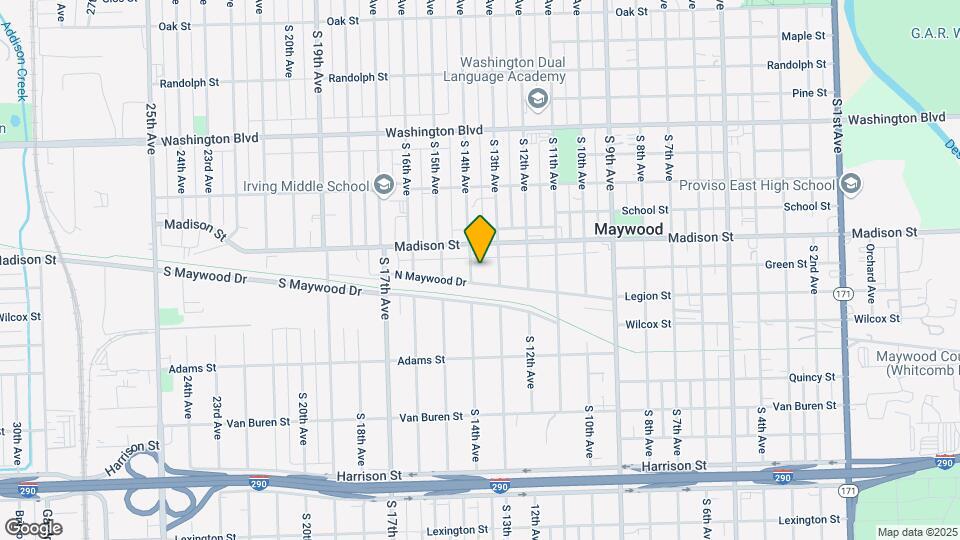 1017 S 14th Ave Map and Location Details