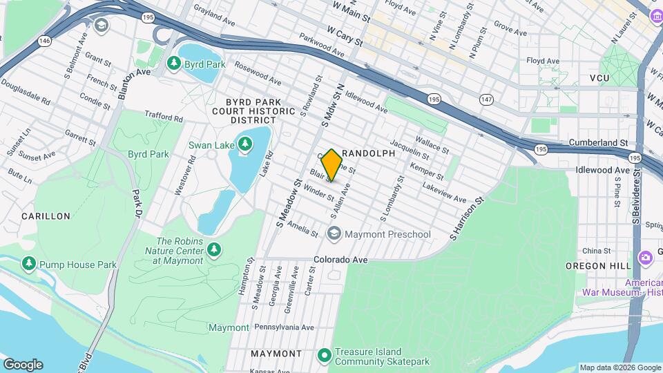 1809 Blair St Map and Location Details