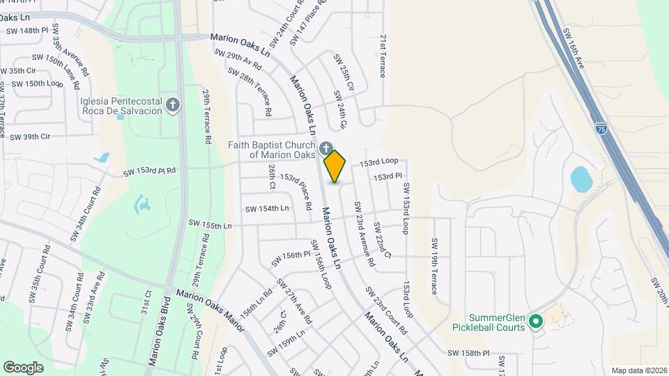 15434 SW 23rd Court Rd Map and Location Details