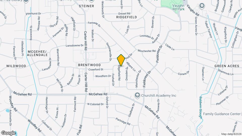 3531 Edgefield Rd Map and Location Details