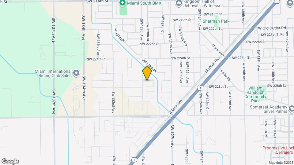 12856 SW 227th St Mapa y Detalles de la Ubicación