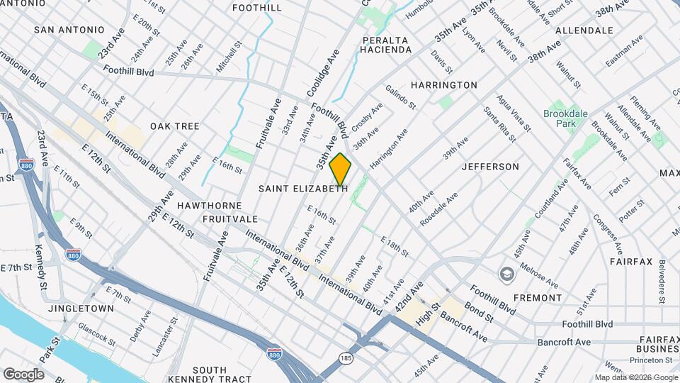 1711 Bridge Ave Map and Location Details