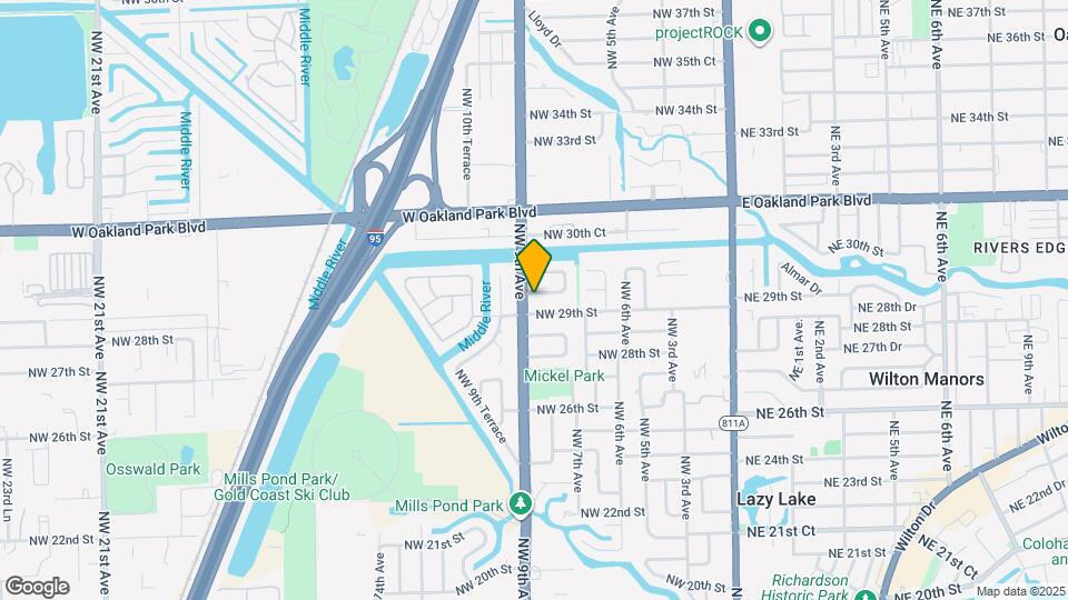 818 NW 29th Ct Map and Location Details