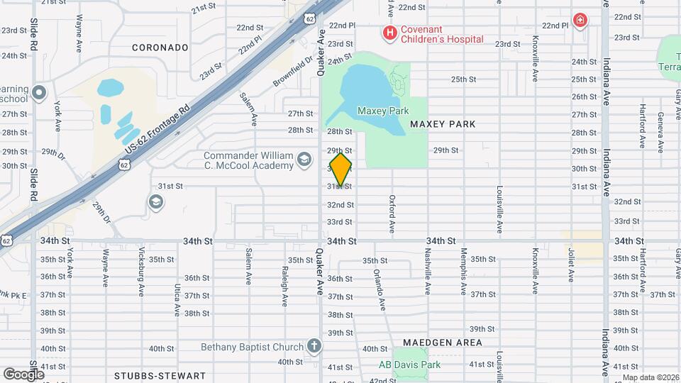 4309 31st St Map and Location Details