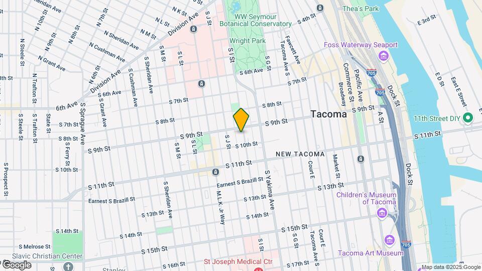 910 S I St, Unit #B Map and Location Details