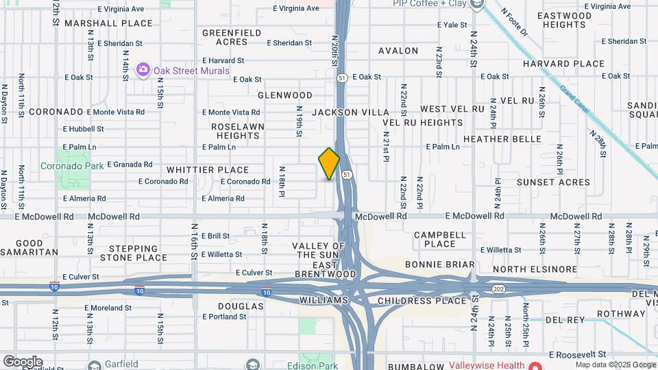 1716 N 20th St Map and Location Details