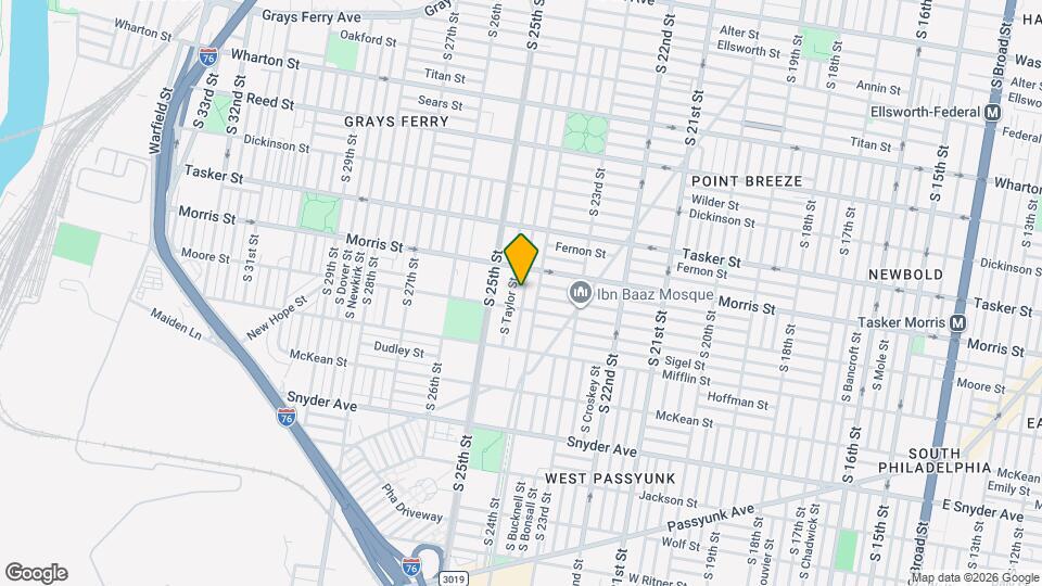 1734 S Ringgold St Map and Location Details