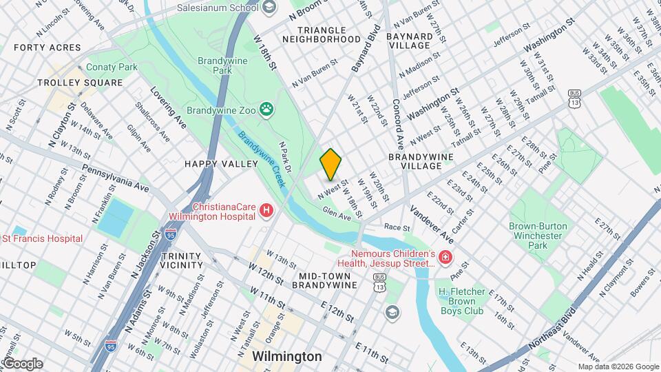 1711 West St Map and Location Details