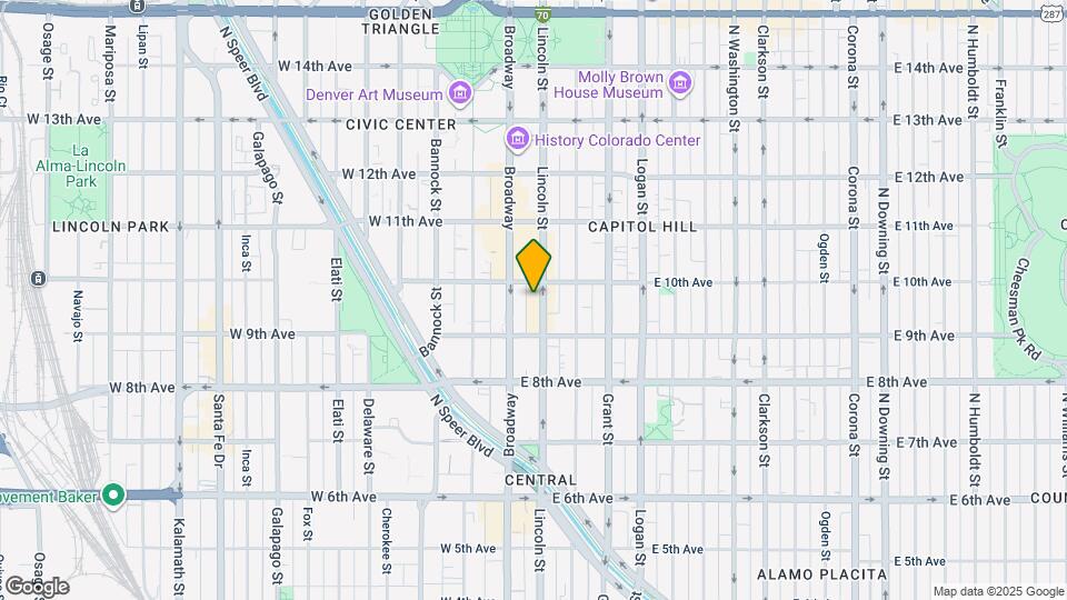 975 N Lincoln St, Unit 5E Mapa y Detalles de la Ubicación