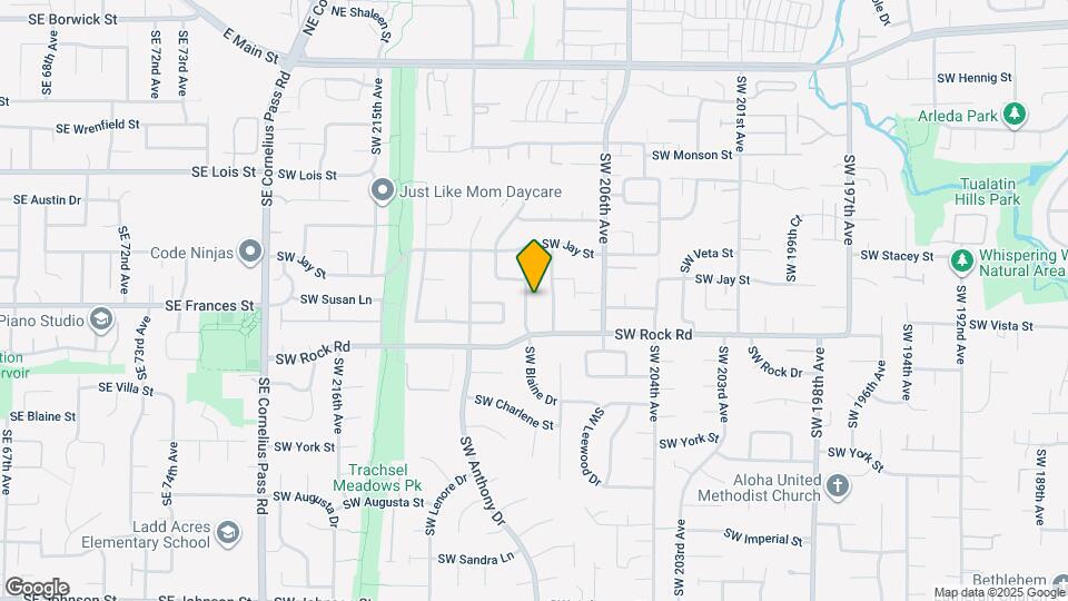 1524 SW 209th Ave Map and Location Details