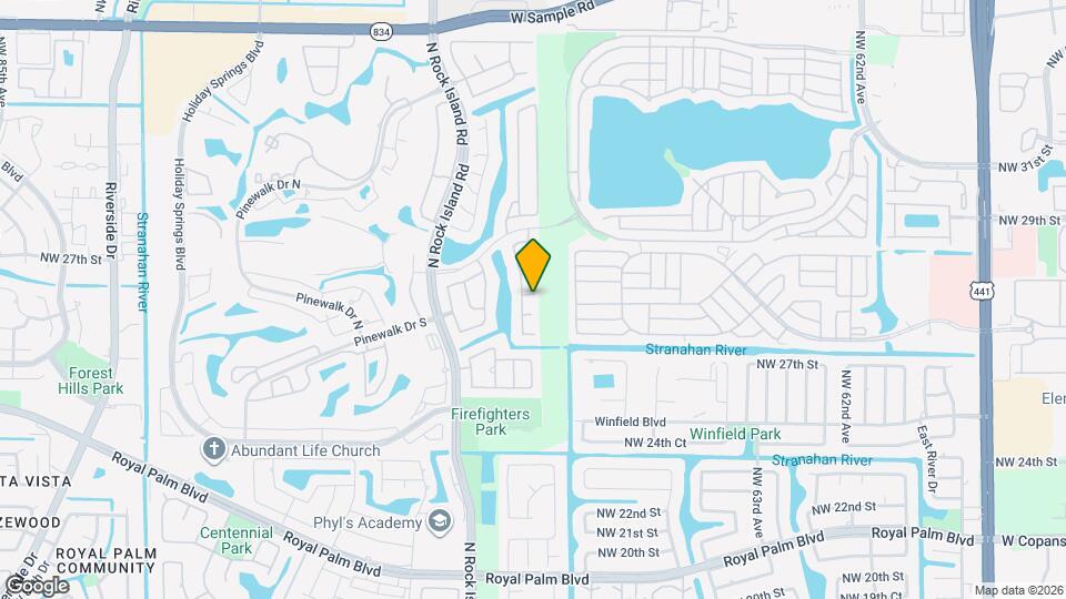 6821 NW 28th Pl Mapa y Detalles de la Ubicación