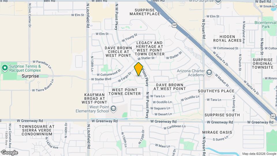 15994 N 135th Dr Map and Location Details