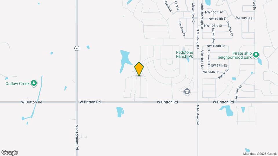 9709 Laredo Ln Map and Location Details