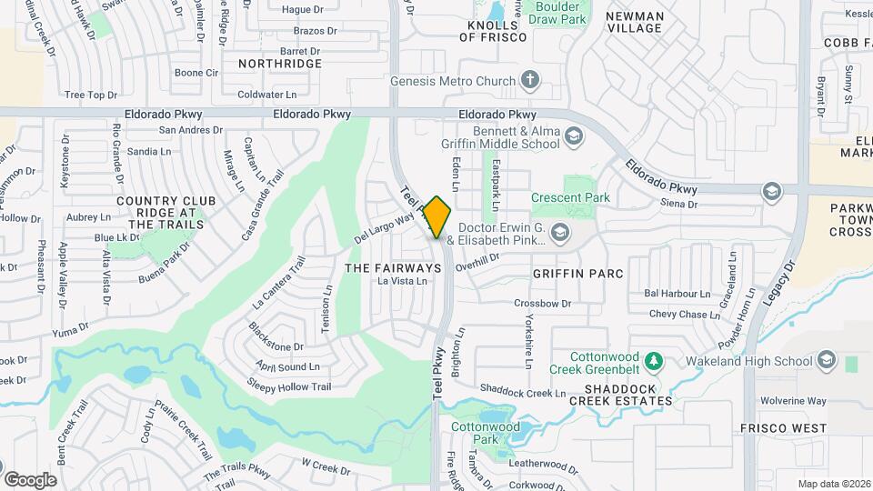11544 Blackhawk Dr Map and Location Details