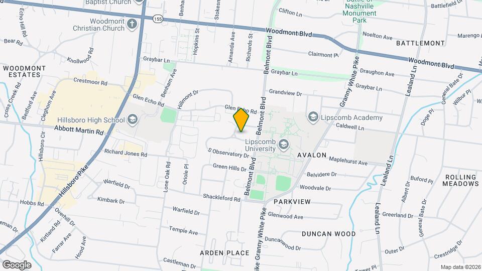1606 Burton Ave Map and Location Details