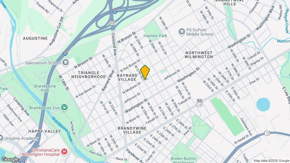 2700 N Madison St Map and Location Details