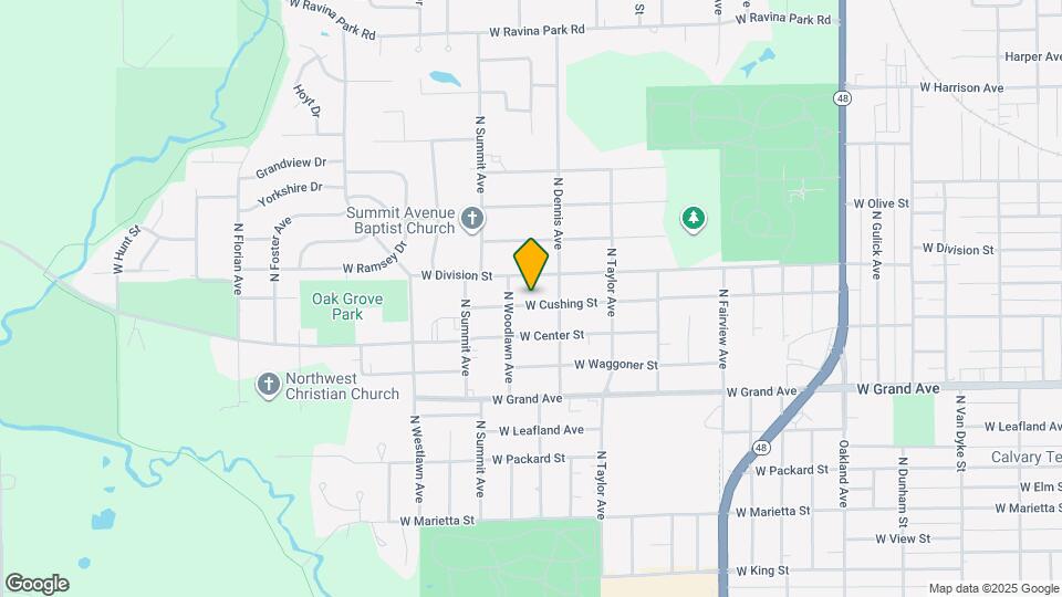 1874 W Cushing St Map and Location Details