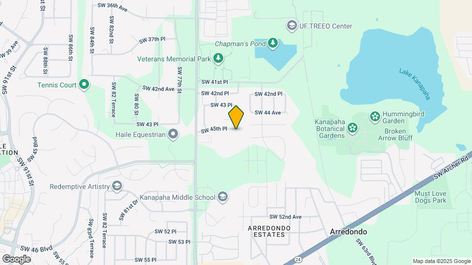 7119 SW 45th Pl, Unit A Map and Location Details