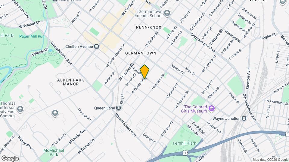 308 W Queen Ln Map and Location Details