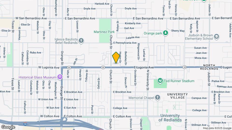 833 E Lugonia Ave Mapa y Detalles de la Ubicación