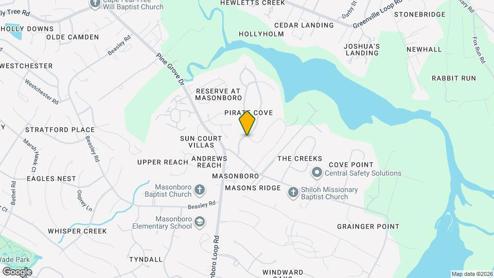 118 Buccaneer Rd Map and Location Details