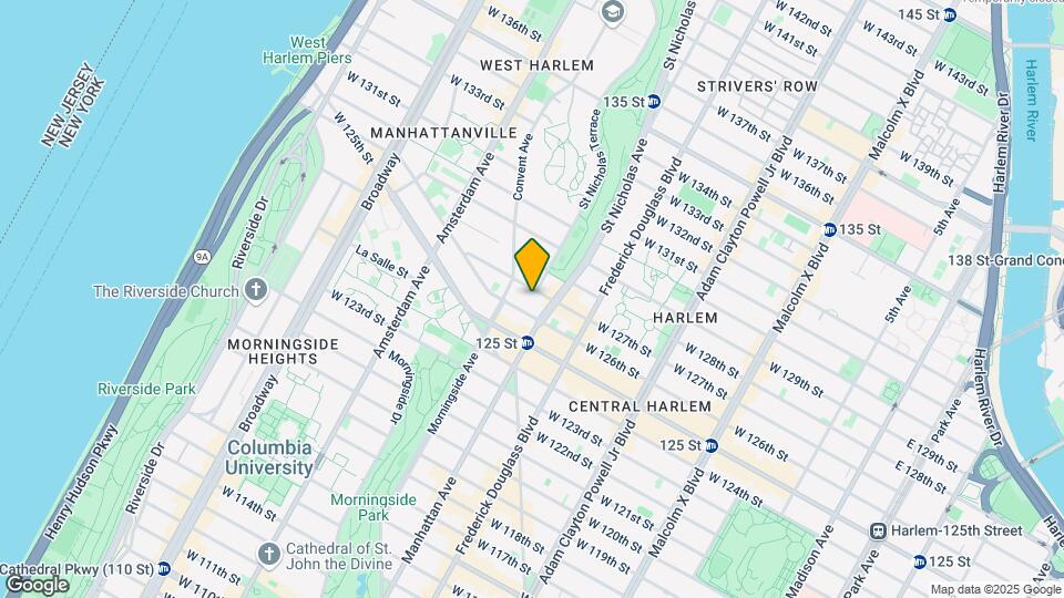 362 W 127th St Map and Location Details