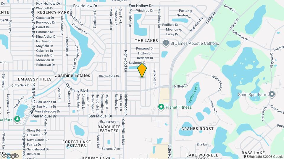 9310 Whitman Ln Map and Location Details