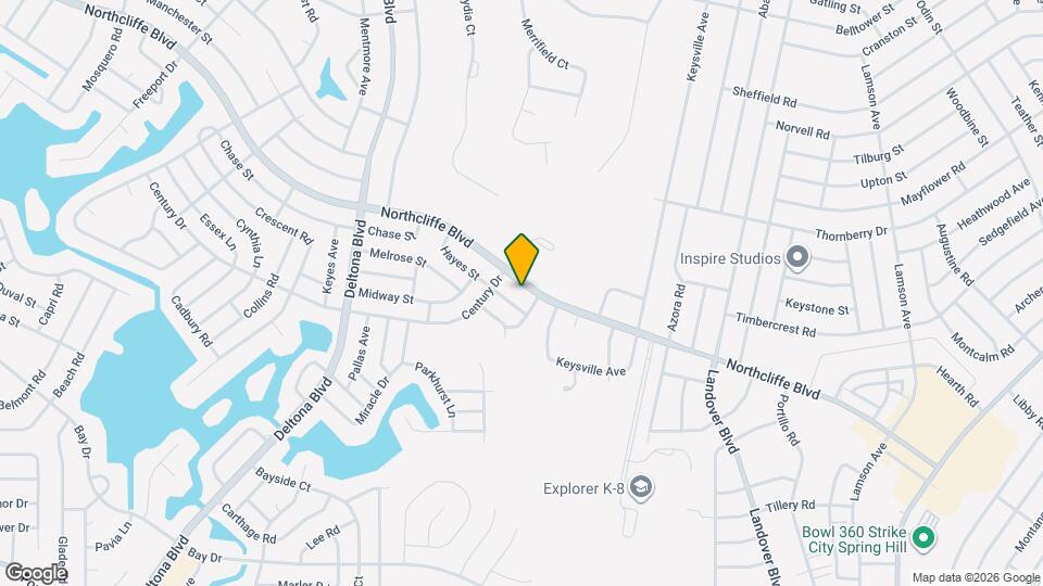 10072 Northcliffe Blvd Mapa y Detalles de la Ubicación