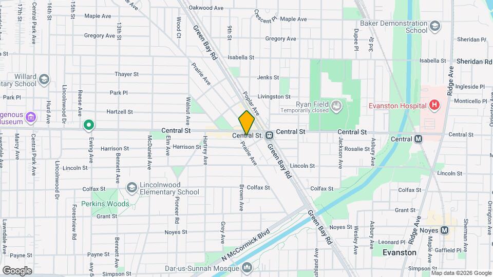 2537 Prairie Ave Map and Location Details
