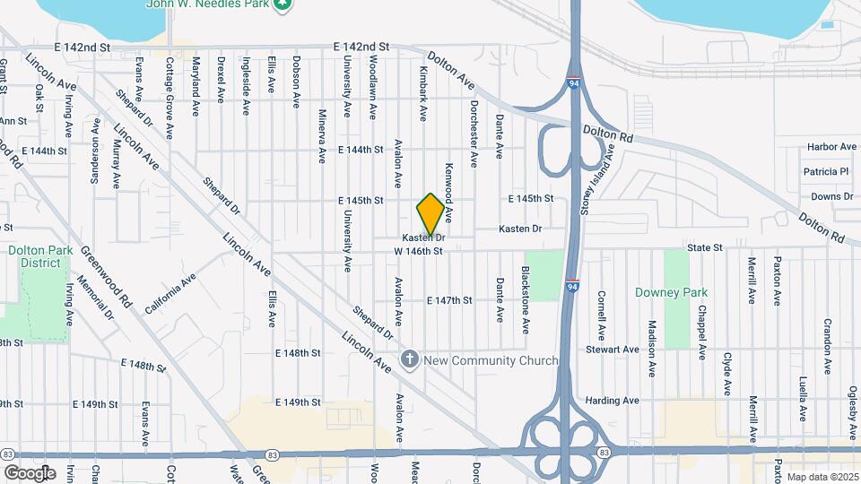 14539 Kimbark Ave Map and Location Details