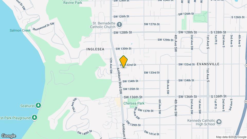 13218 Ambaum Blvd SW Map and Location Details