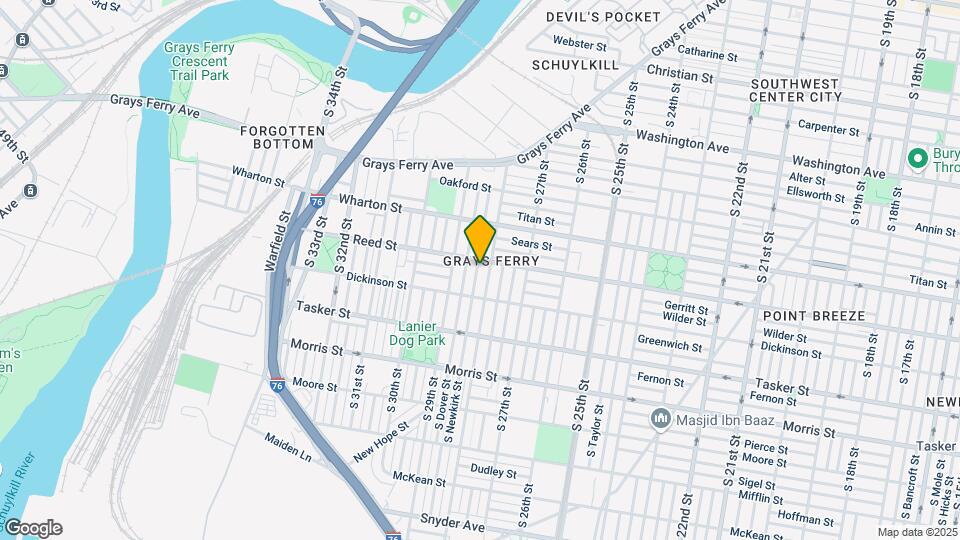 1413 S Newkirk St Map and Location Details