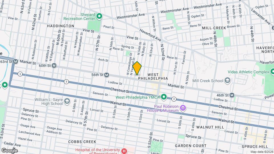 5337 Market St Map and Location Details