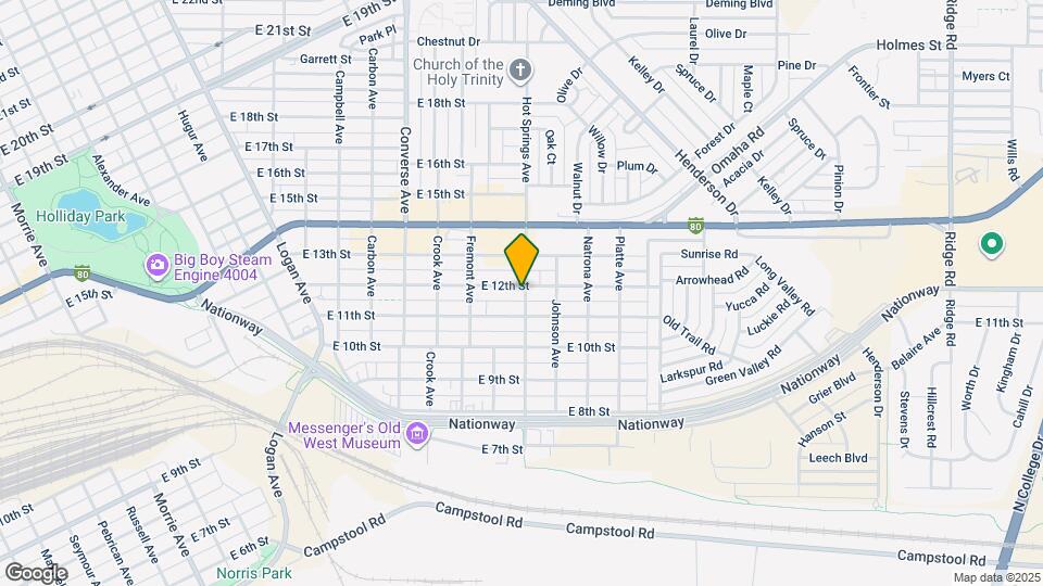1114 Hot Springs Ave Map and Location Details