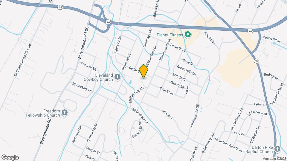 815 Scenic Dr SE Map and Location Details