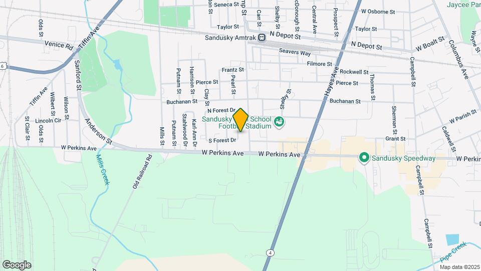 1501 N Forest Dr Map and Location Details