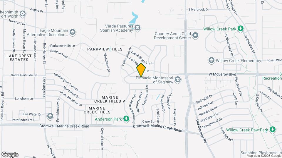 6612 Meadow Way Ln Map and Location Details