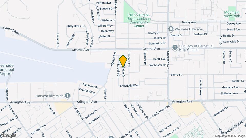 6765 El Cajon Dr Map and Location Details