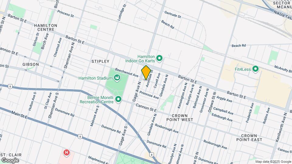 137 Avondale St Map and Location Details