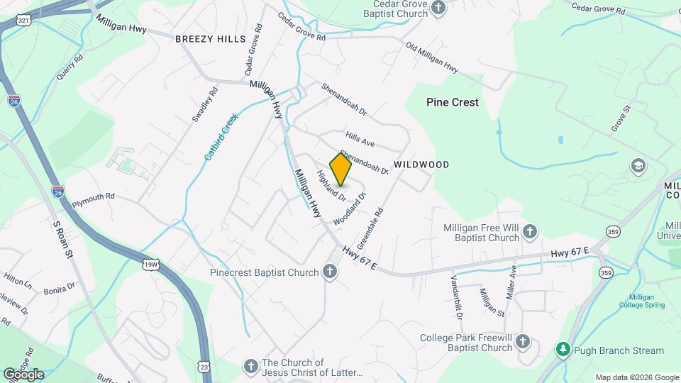 131 Highland Dr Map and Location Details