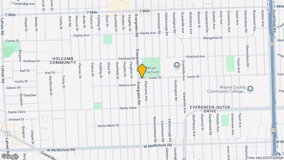 19825 Curtis St Map and Location Details