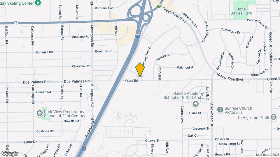 15512 Yates Rd Map and Location Details
