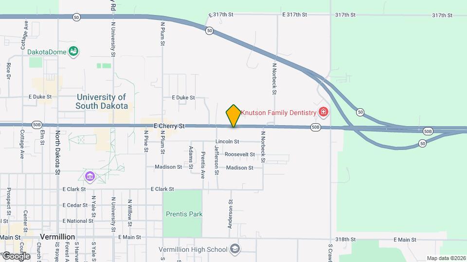 1203 E Cherry St Map and Location Details