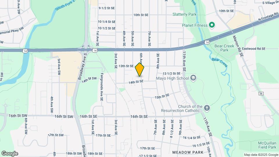1347 6th Ave SE Map and Location Details