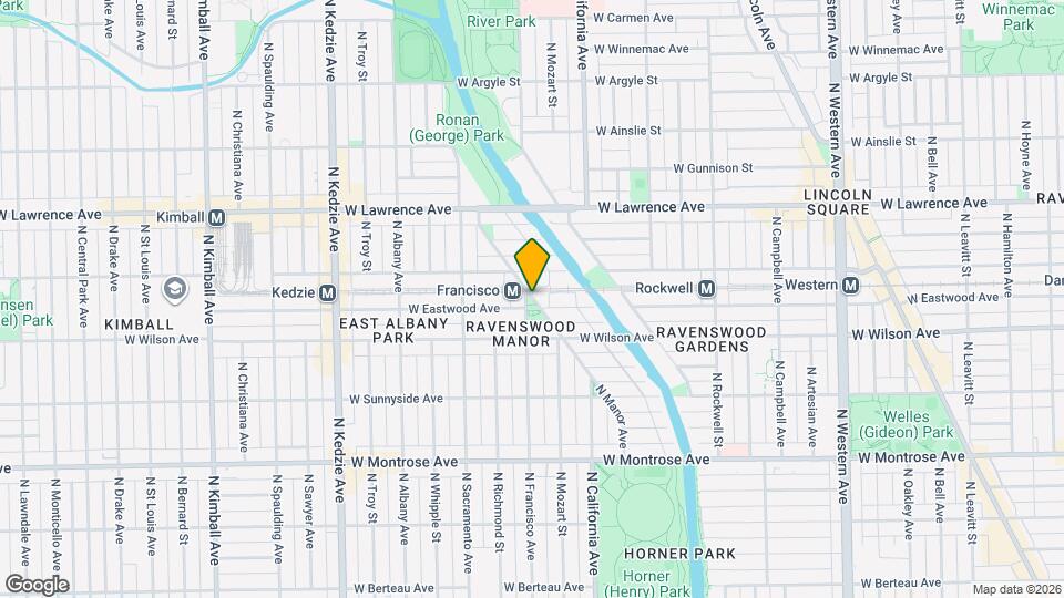 4649 N Manor Ave Map and Location Details