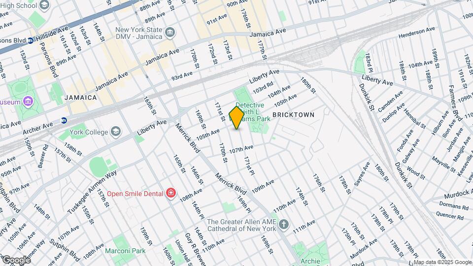 105-24 171st Pl Map and Location Details