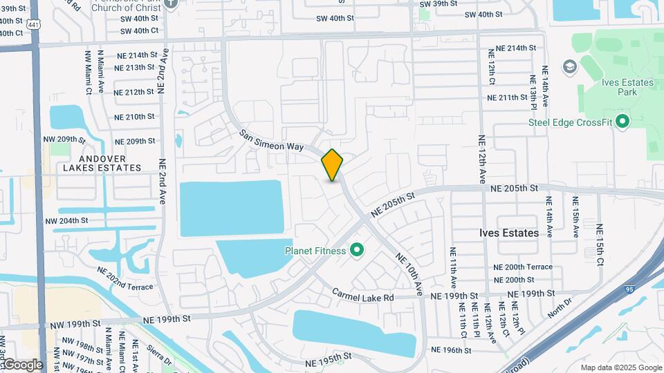 768 NE 206th Ter Map and Location Details