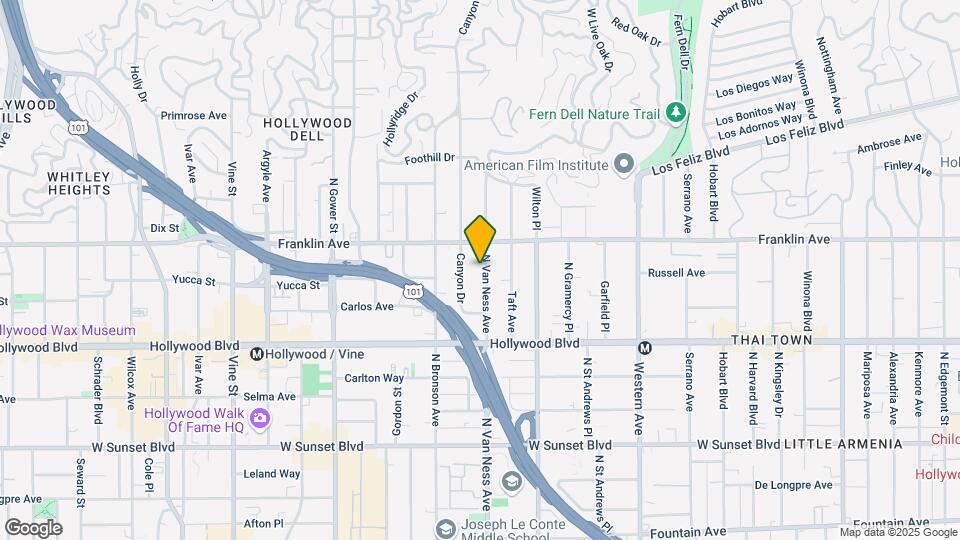 1827 N Van Ness Ave Map and Location Details