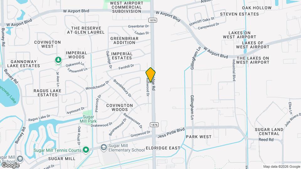 1406 Ashwood Dr Map and Location Details